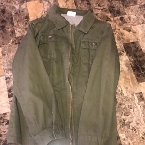 Army green jacket
